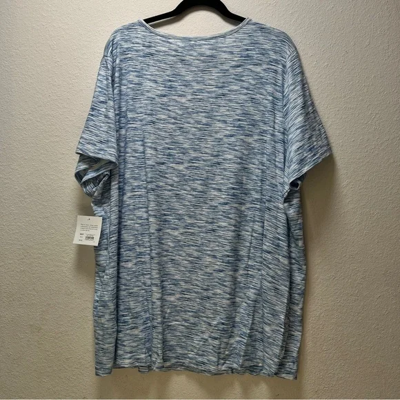 Croft & Barrow Blue Short Sleeve Tee - Picture 2 of 5